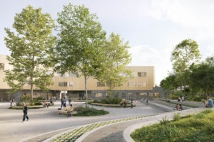 Collège Maryse BASTIÉ Vélizy-Villacoublay Visualisierung für Agence Engasser von Hadaimages