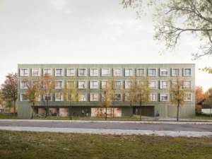 Studierendenwohnheim Kulmbach Wettbewerbsbeitrag Visualisierung für Bogevischs Buero von Hadaimages